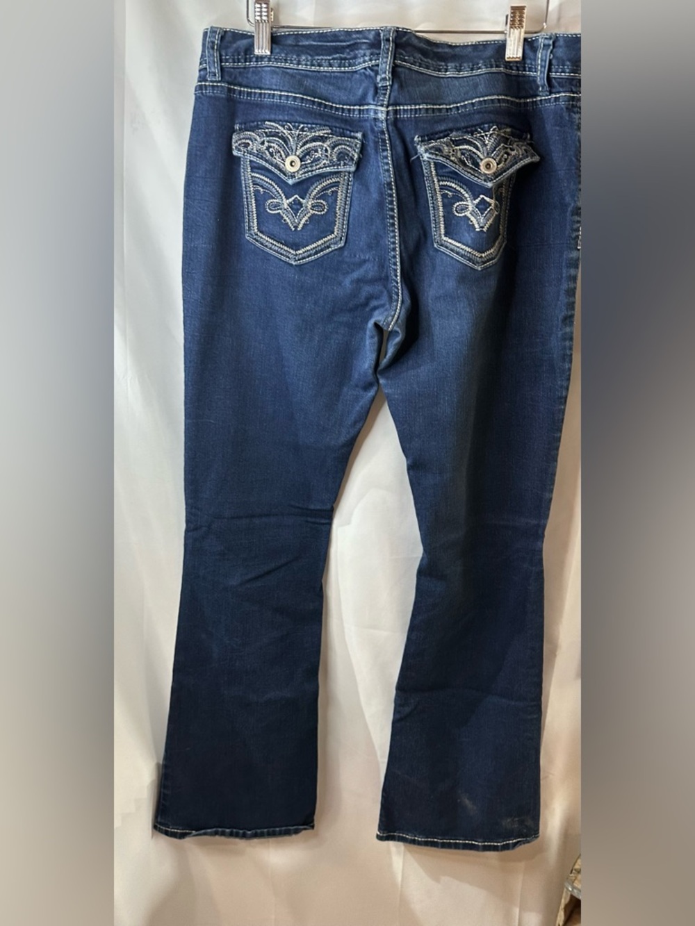 Rhythm & Blues Women's Boot Cut Jeans - Dark Blue - Picture 6 of 11